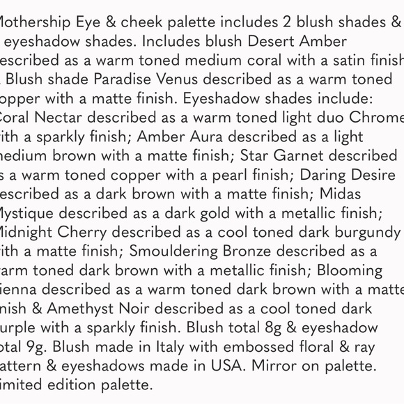 PAT McGRATH LABS eyeshadow and blush palette - Picture 5 of 5